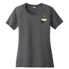 Ladies PosiCharge ® Tri Blend Wicking Scoop Neck Raglan Tee Thumbnail