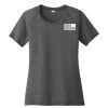 Ladies PosiCharge ® Tri Blend Wicking Scoop Neck Raglan Tee Thumbnail